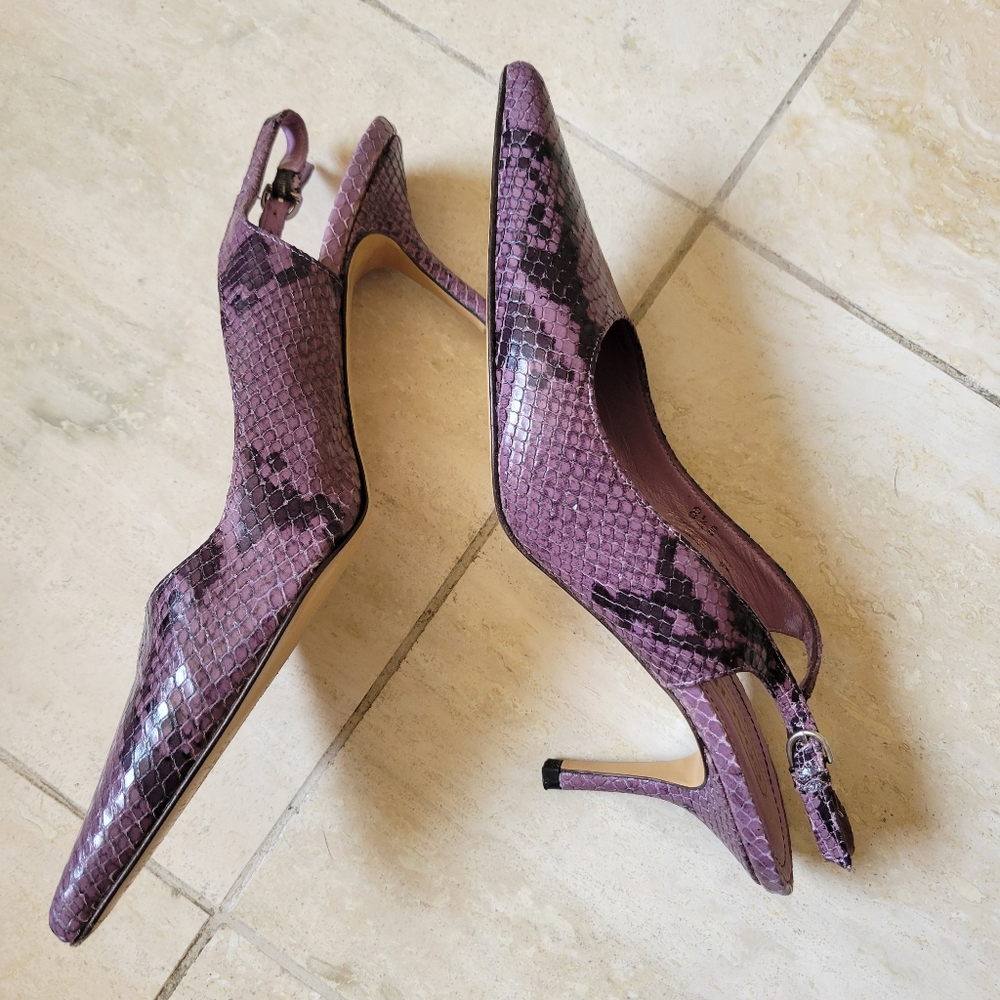 Alena Python Slingbacks by Coach - Picture 2 of 4